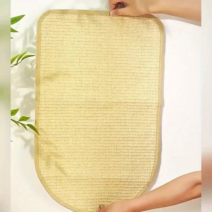 Durable Sisal Cat Scratching Board - with Toy Cat Scrub Ball, Sofa Scratch Protector, Furniture and Floor Wall Anti-Scratch Pad, Adhesive Backing - Anywhere Stick