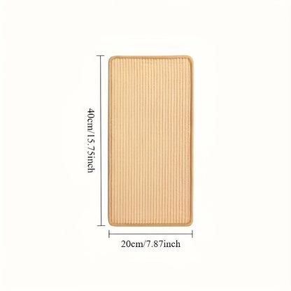 1 Sisal Cat Scratching Board 1 Sturdy Sisal Cat Scratching Board | Clutter-Free, Sofa-Safe Design for Exercise and Rest | Perfect Gift for Your Cat