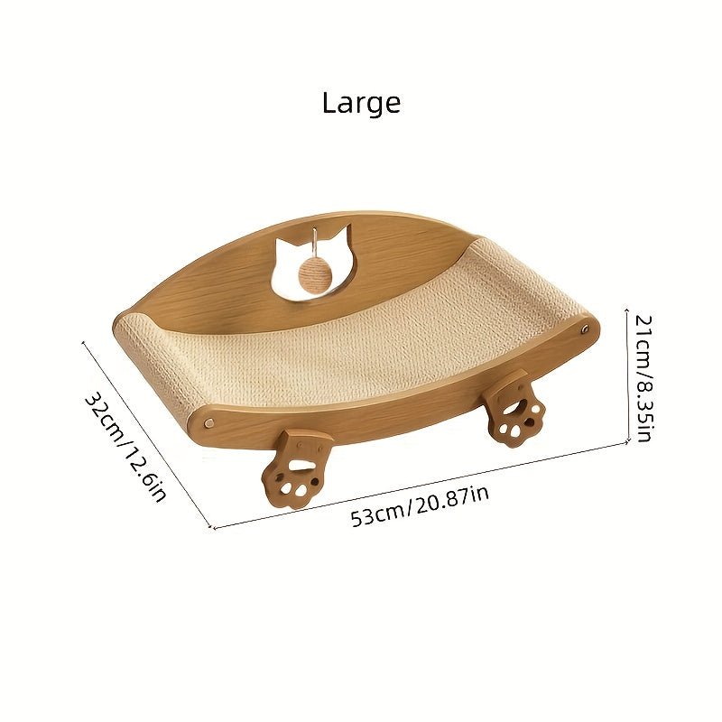 Sisal Rope Cat Scratching Post with Stand, L-Shaped Scratching Pad & Paw Holder - Durable, Non-Shedding, Large Size for Indoor Cats, Cat Scratching Post|Lshaped Scratching Pad|Durable Paw Holder, Cat Scratching Post