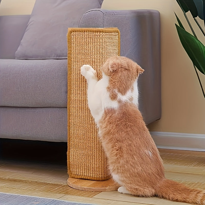 1 Sisal Cat Scratching Board 1 Sturdy Sisal Cat Scratching Board | Clutter-Free, Sofa-Safe Design for Exercise and Rest | Perfect Gift for Your Cat