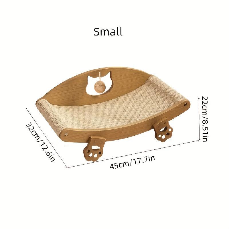 Sisal Rope Cat Scratching Post with Stand, L-Shaped Scratching Pad & Paw Holder - Durable, Non-Shedding, Large Size for Indoor Cats, Cat Scratching Post|Lshaped Scratching Pad|Durable Paw Holder, Cat Scratching Post