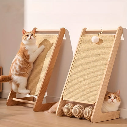 1 Sisal Cat Scratching Board 1 Sturdy Sisal Cat Scratching Board | Clutter-Free, Sofa-Safe Design for Exercise and Rest | Perfect Gift for Your Cat