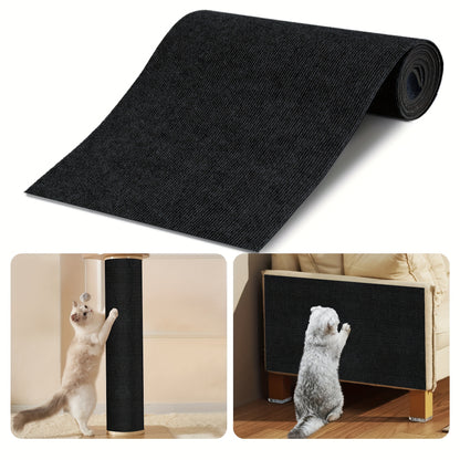 Durable Cat Scratching Pad - Self-Adhesive, Scratch-Resistant Felt Mat for Walls and Furniture, Ideal for Cats, Polyester Material - Multi-Size Pack